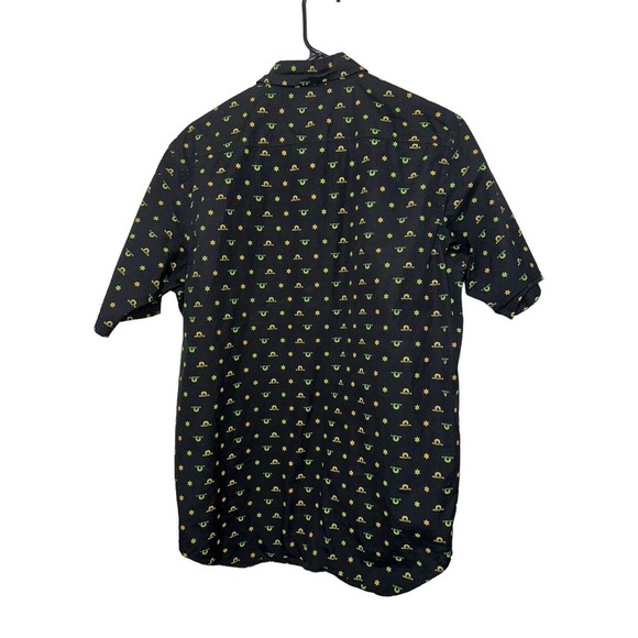 STUSSY One Love All Over Print Button Down Men’s Size Large Vintage - Picture 3 of 6